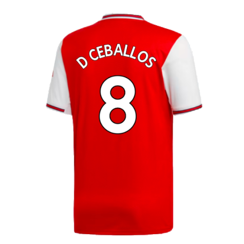 2019-2020 Arsenal Home Shirt (D Ceballos 8)