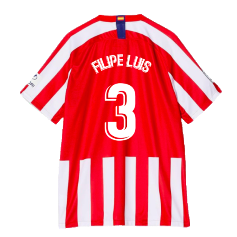 2019-2020 Atletico Madrid Home Shirt (FILIPE LUIS 3)