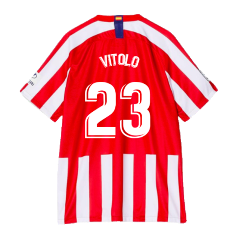 2019-2020 Atletico Madrid Home Shirt (VITOLO 23)