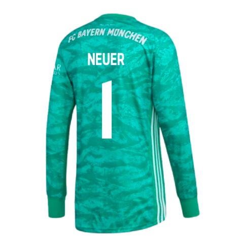 2019-2020 Bayern Munich Home Goalkeeper Shirt (Green) (Neuer 1)