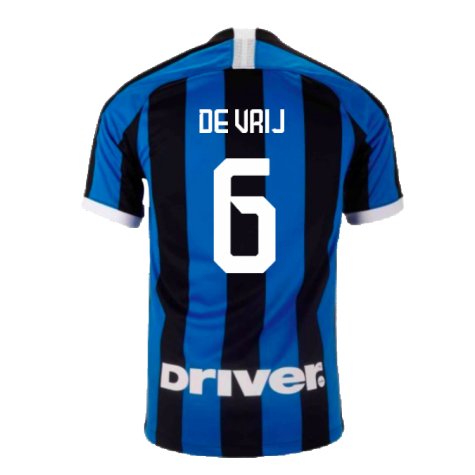 2019-2020 Inter Milan Home Shirt (De Vrij 6)