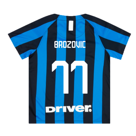 2019-2020 Inter Milan Little Boys Home Kit (Brozovic 77)