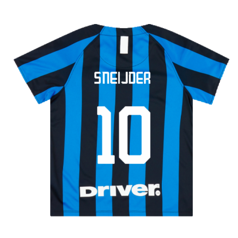 2019-2020 Inter Milan Little Boys Home Kit (Sneijder 10)