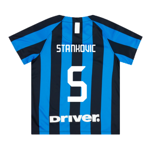 2019-2020 Inter Milan Little Boys Home Kit (Stankovic 5)