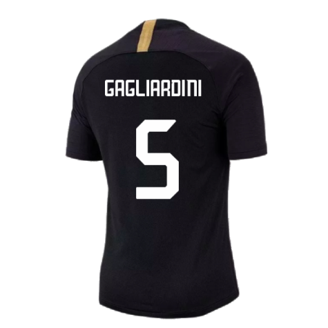 2019-2020 Inter Milan Training Shirt (Black) (Gagliardini 5)