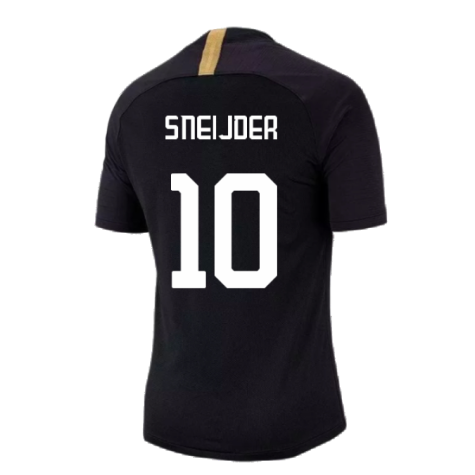 2019-2020 Inter Milan Training Shirt (Black) (Sneijder 10)