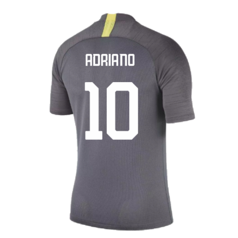 2019-2020 Inter Milan Training Shirt (Dark Grey) (Adriano 10)