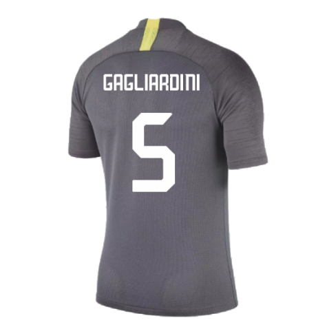 2019-2020 Inter Milan Training Shirt (Dark Grey) (Gagliardini 5)