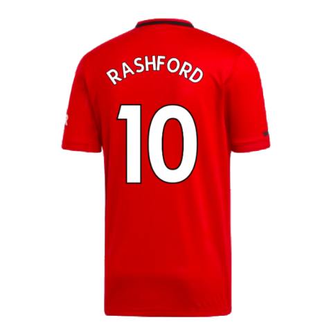 2019-2020 Man Utd Home Shirt (Rashford 10)