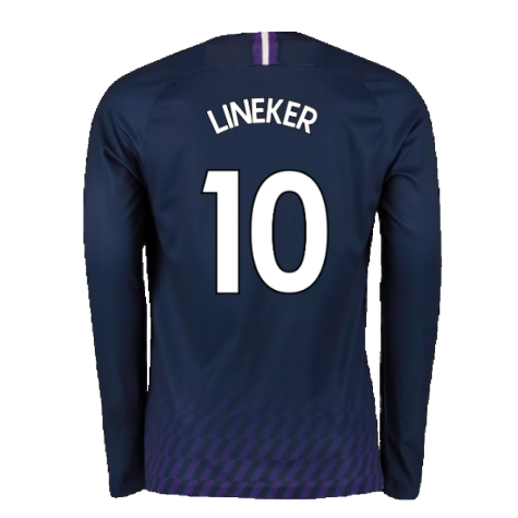 2019-2020 Tottenham Long Sleeve Away Shirt (LINEKER 10)