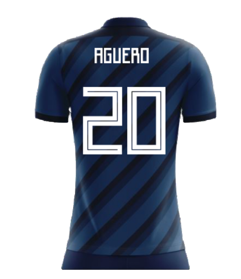 2024-2025 Argentina Concept Shirt (Aguero 20) - Kids