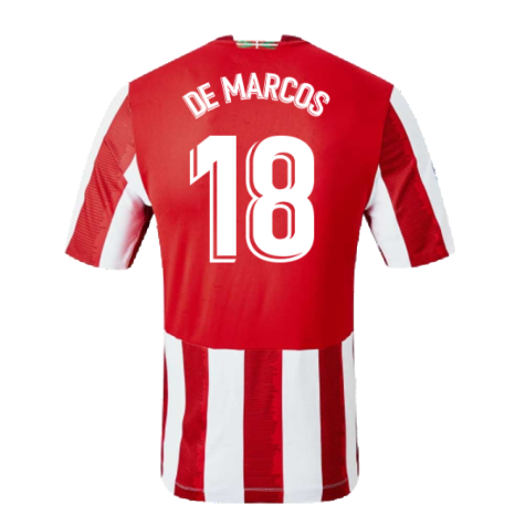 2020-2021 Athletic Bilbao Home Shirt (De Marcos 18)