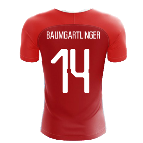 2024-2025 Austria Home Concept Football Shirt (BAUMGARTLINGER 14)