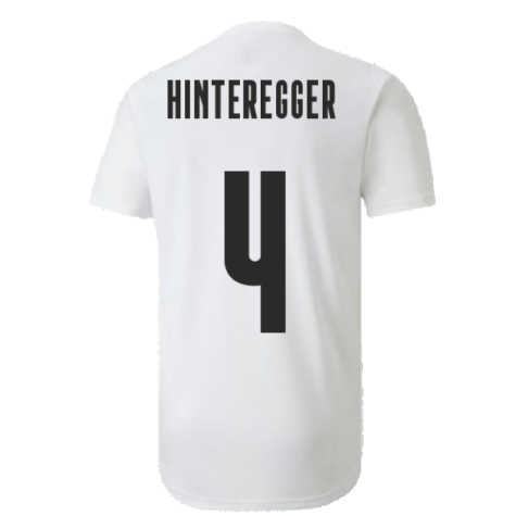 2020-2021 Austria Stadium Jersey (White) (HINTEREGGER 4)