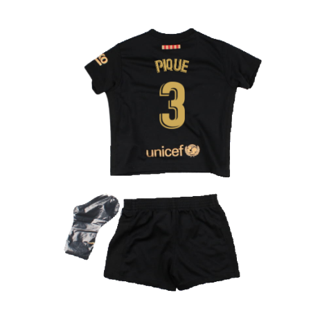 2020-2021 Barcelona Away Baby Kit (PIQUE 3)