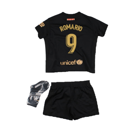 2020-2021 Barcelona Away Baby Kit (ROMARIO 9)