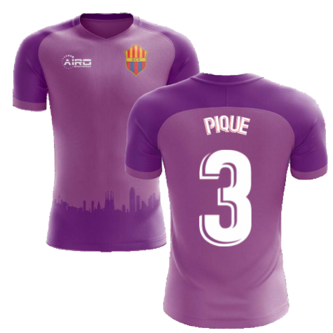 2020-2021 Barcelona Third Concept Football Shirt (Pique 3) - Kids