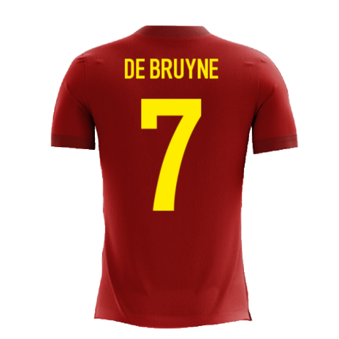 2024-2025 Belgium Airo Concept Home Shirt (De Bruyne 7)