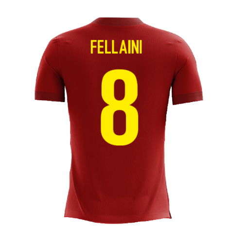 2024-2025 Belgium Airo Concept Home Shirt (Fellaini 8)