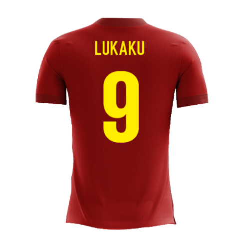 2024-2025 Belgium Airo Concept Home Shirt (Lukaku 9)