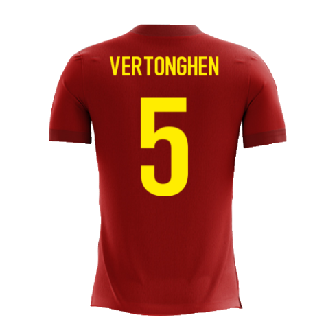 2025-2026 Belgium Airo Concept Home Shirt (Vertonghen 5) - Kids