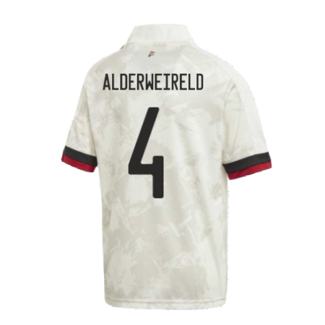 2020-2021 Belgium Away Shirt (Kids) (ALDERWEIRELD 4)