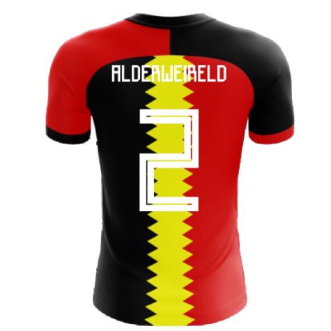 2024-2025 Belgium Flag Concept Football Shirt (Alderweireld 2) - Kids