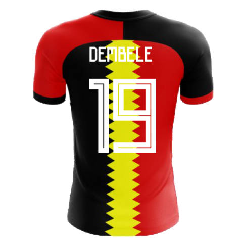 2024-2025 Belgium Flag Concept Football Shirt (Dembele 19)