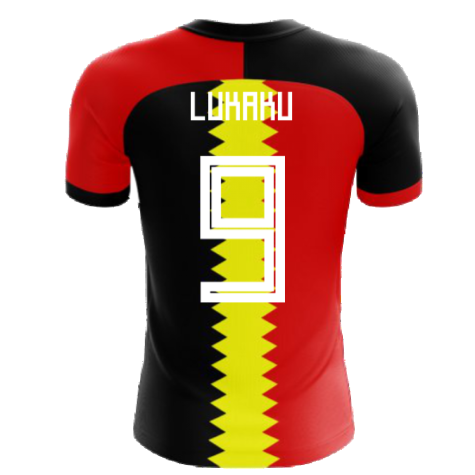 2024-2025 Belgium Flag Concept Football Shirt (Lukaku 9)