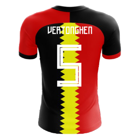 2024-2025 Belgium Flag Concept Football Shirt (Vertonghen 5)