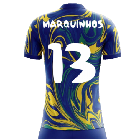 2024-2025 Brazil Away Concept Shirt (Marquinhos 13)