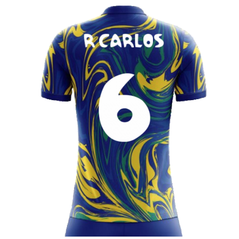 2024-2025 Brazil Away Concept Shirt (R Carlos 6) - Kids