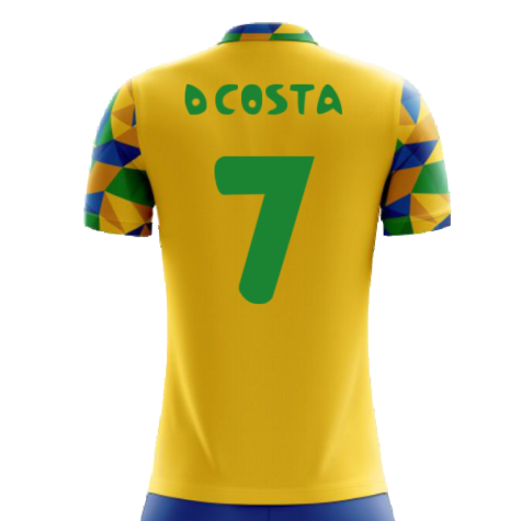 2024-2025 Brazil Home Concept Football Shirt (D Costa 7) - Kids