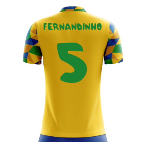 2024-2025 Brazil Home Concept Football Shirt (Fernandinho 5)