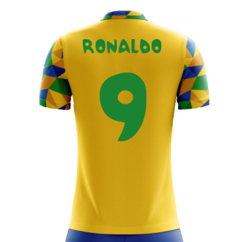 2024-2025 Brazil Home Concept Football Shirt (Ronaldo 9)