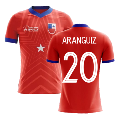 2024-2025 Chile Home Concept Football Shirt (Aranguiz 20) - Kids