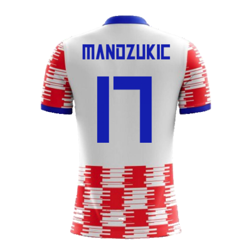 2024-2025 Croatia Home Concept Shirt (Mandzukic 17) - Kids