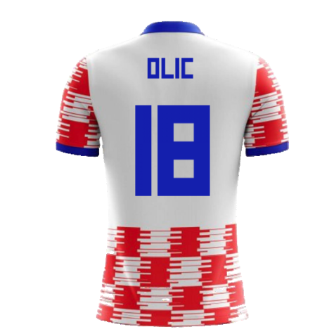 2024-2025 Croatia Home Concept Shirt (Olic 18)