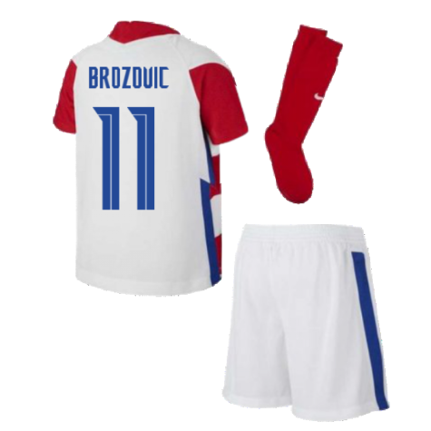 2020-2021 Croatia Home Mini Kit (BROZOVIC 11)