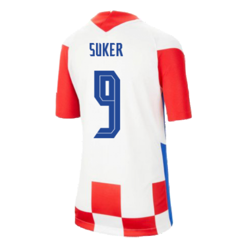 2020-2021 Croatia Home Nike Football Shirt (Kids) (SUKER 9)