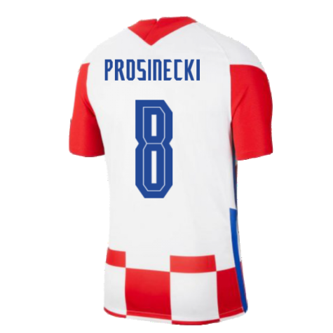 2020-2021 Croatia Home Nike Football Shirt (PROSINECKI 8)