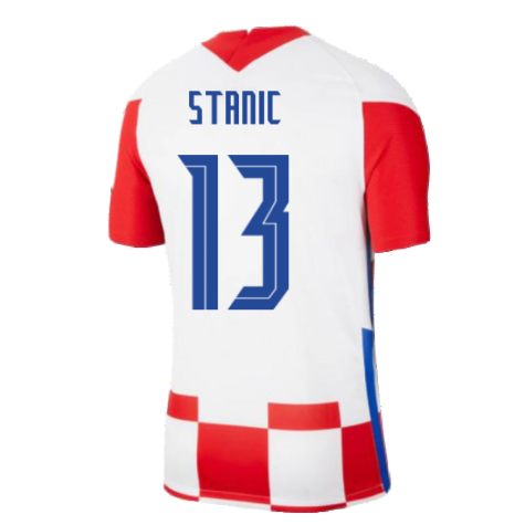 2020-2021 Croatia Home Nike Football Shirt (STANIC 13)