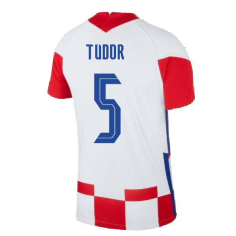 2020-2021 Croatia Home Nike Vapor Shirt (TUDOR 5)