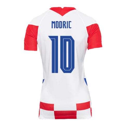 2020-2021 Croatia Womens Home Shirt (MODRIC 10)