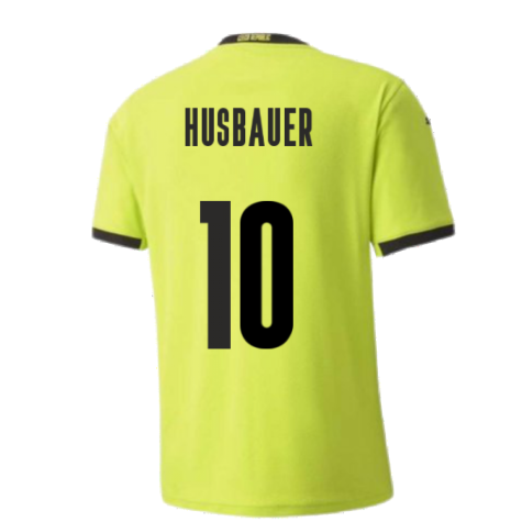 2020-2021 Czech Republic Away Puma Football Shirt (Kids) (HUSBAUER 10)