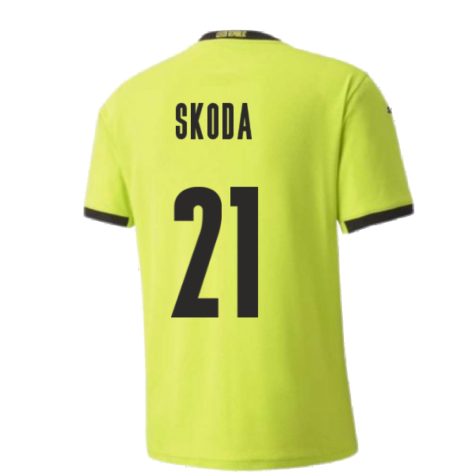 2020-2021 Czech Republic Away Puma Football Shirt (SKODA 21)