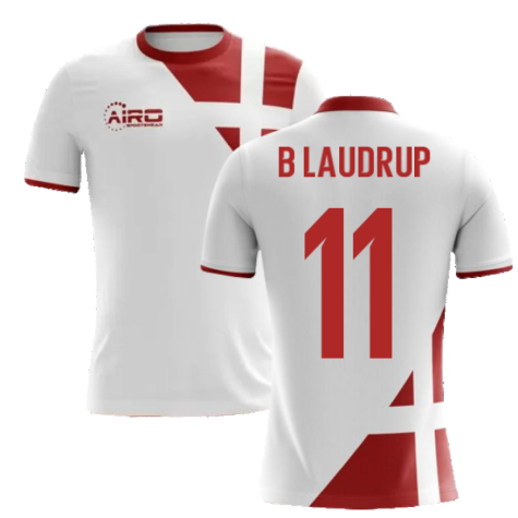 2024-2025 Denmark Away Concept Football Shirt (B Laudrup 11) - Kids