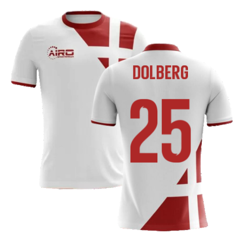 2024-2025 Denmark Away Concept Football Shirt (Dolberg 25) - Kids