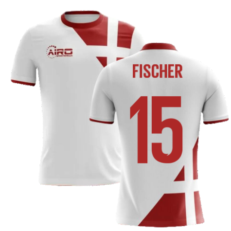 2024-2025 Denmark Away Concept Football Shirt (Fischer 15) - Kids