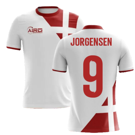 2024-2025 Denmark Away Concept Football Shirt (Jorgensen 9)